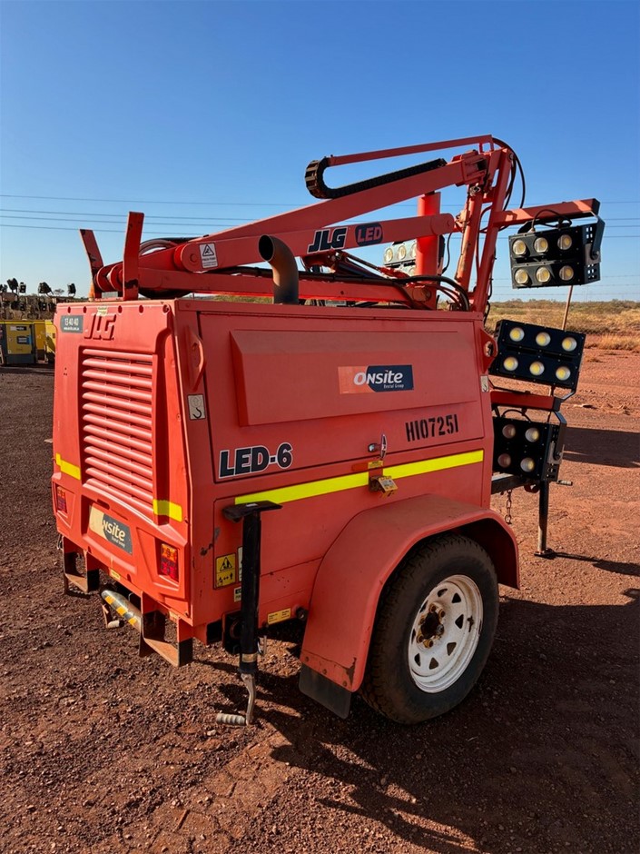 2012 JLG LED-6R Lighting Tower - 2,280w - LED DC - Newman
