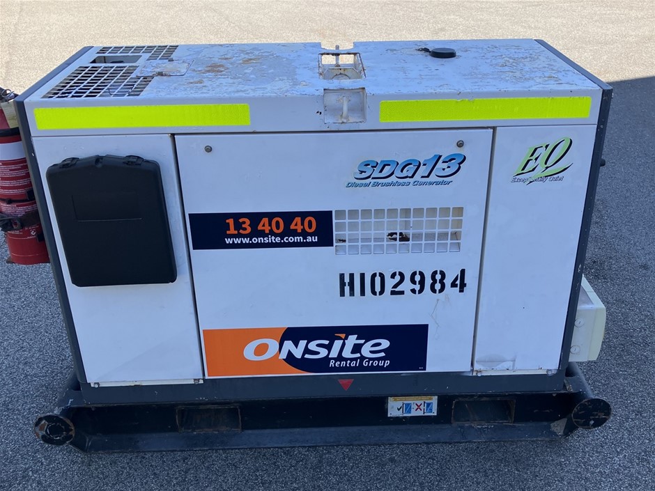 2015 Airman SDG13S Generator - Diesel - 13kva - Kwinana