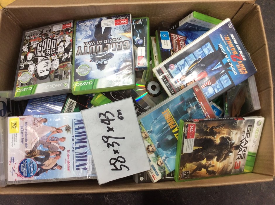 Mixed Different types of movie DVDs (58x39x43:cm)