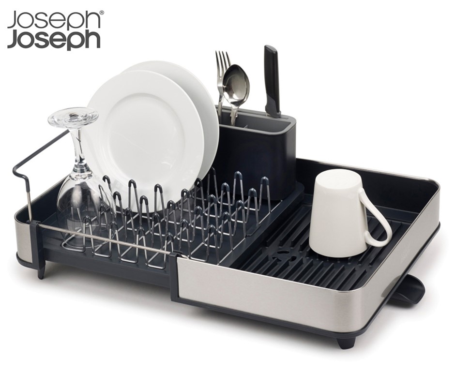 JOSEPH JOSEPH Extend Steel Dish Rack, Grey. NB: Used, not in original packa