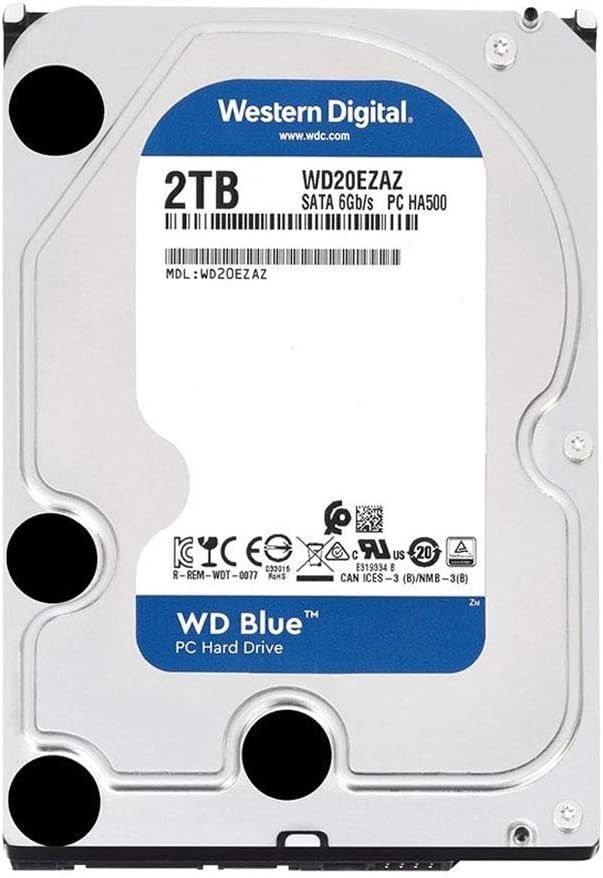 WESTERN DIGITAL WD Blue/Form Factor:3.5" / SATA / 2TB. NB: Minor Use, Not I