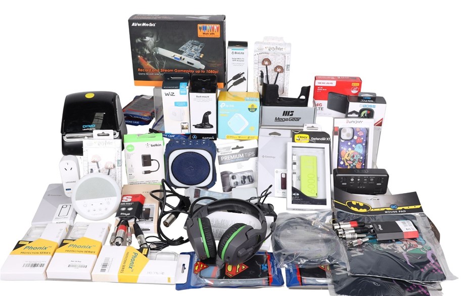 20 x Assorted Electronics and Accessories, INCL: SAMSUNG, HYPERX, GARMIN, E