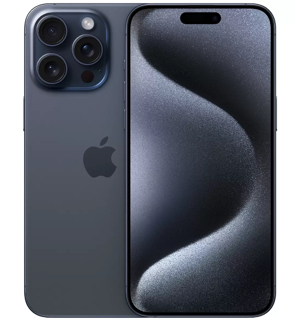 APPLE iPhone 15 Pro Max 256GB Blue Titanium. Model No: A3106. S/N: Cannot F