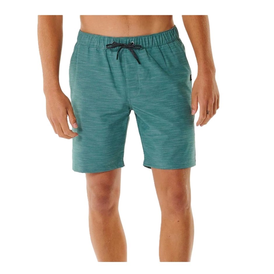 RIP CURL Men's Jackson Volley Boardwalk Shorts - Washed Green, Size 2XL. RR