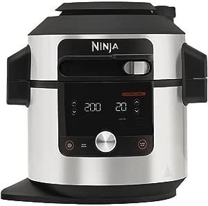 NINJA Foodi Max 14-in-1 Smartlid Multi-Cooker, 7.5 Litre Capacity, Black/Gr