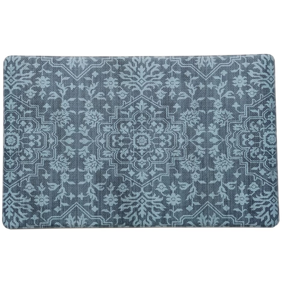 SERELENA 2pk Wellness Mat, 61x152cm & 51x81cm, Castle Hill Navy.