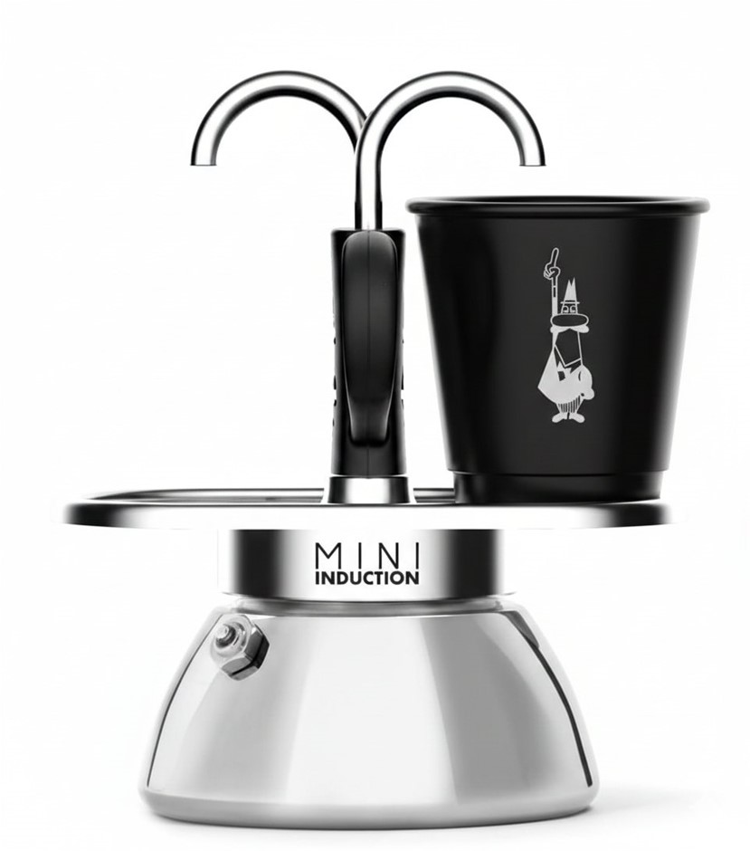 BIALETTI Mini Express Set, Set Includes Coffee Maker with 1 Cup, Suitable f