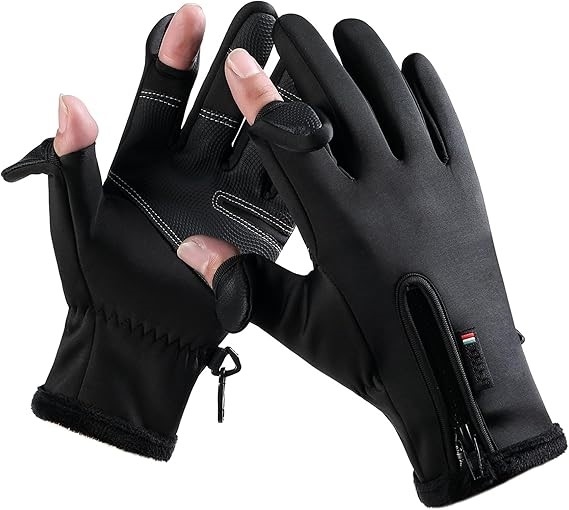 THEYANCHI Winter Touch Screen Gloves, Size M, Black.