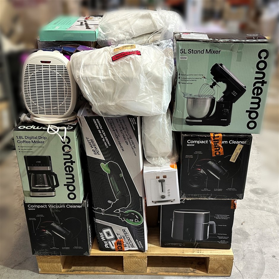 Approx. 50 x Home Appliances/Electronics: Pee Wee Scooter, Espresso Machine