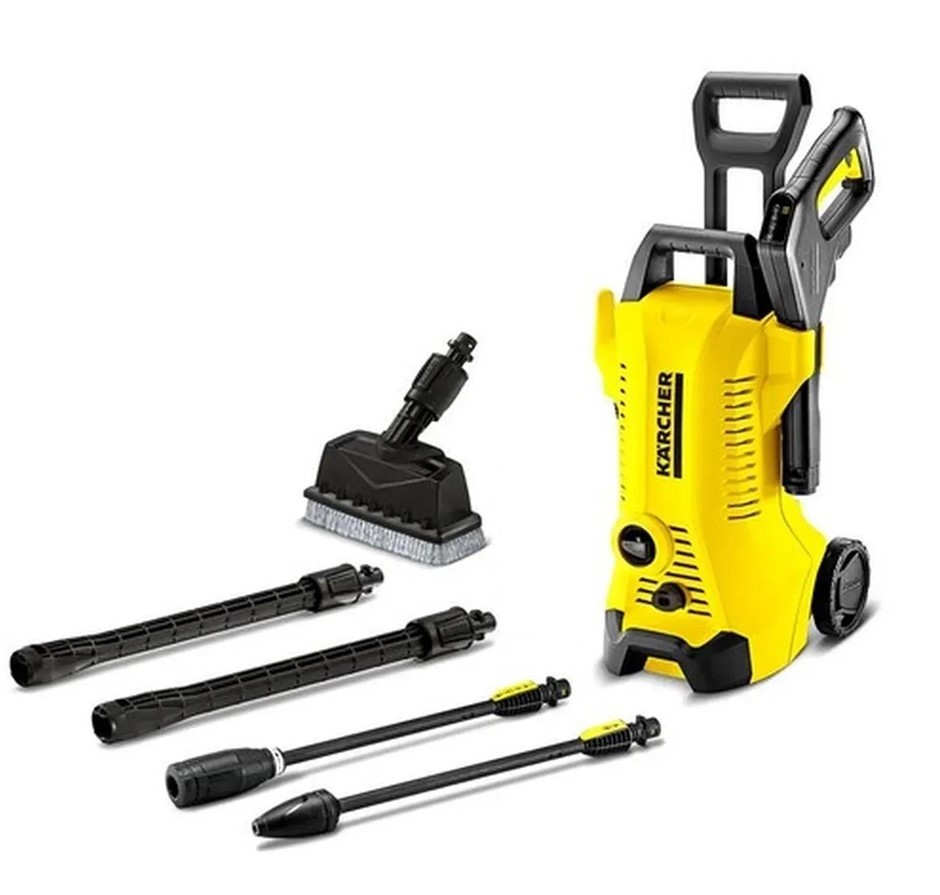 KARCHER K3 Pressure Washer 1950psi with Deck Kit. NB: Has been use