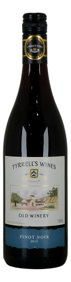 Tyrell’s Wines Old Winery Pinot Noir 2015 (1x 750mL), NSW.