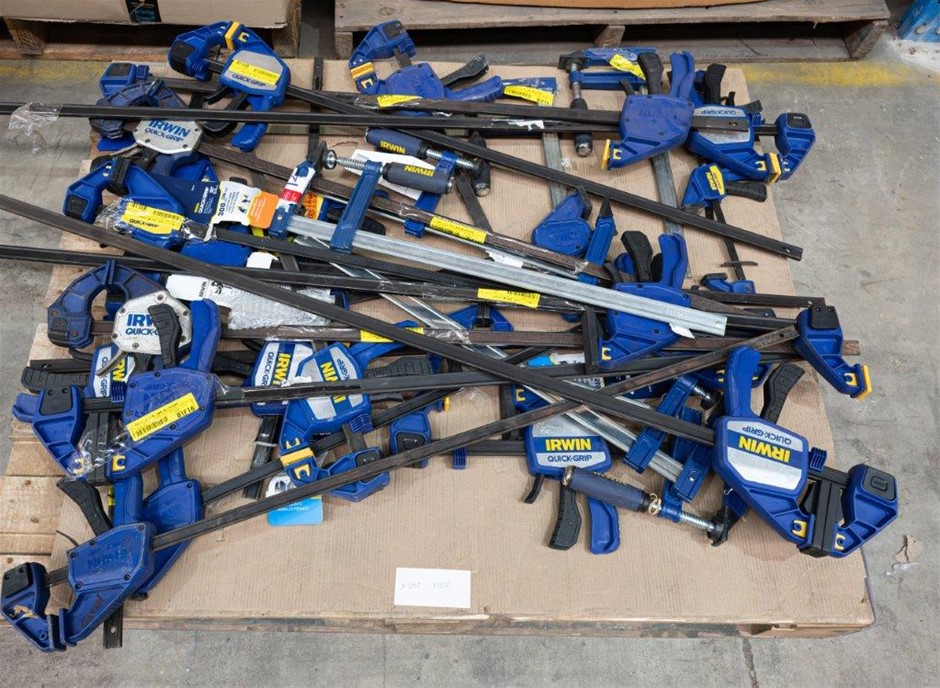 30 x Assorted IRWIN Quick-Grip Clamps.