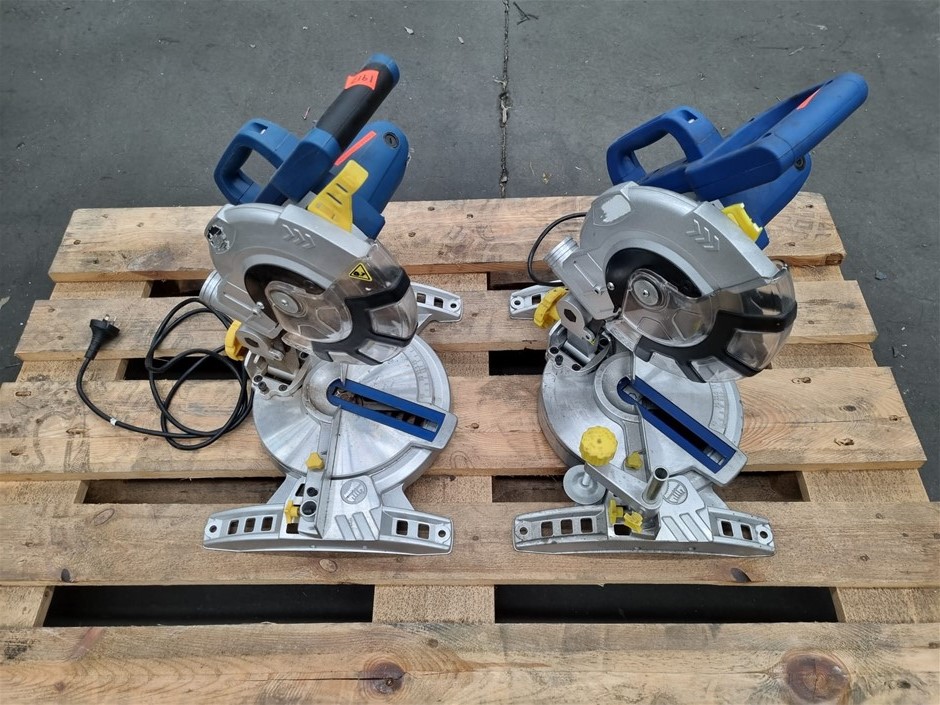 1400W Mitre Saw, Wood Drop Saw (Tested working) x 2 units