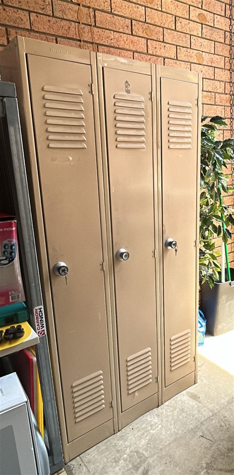 3 Door Metal Cabinet