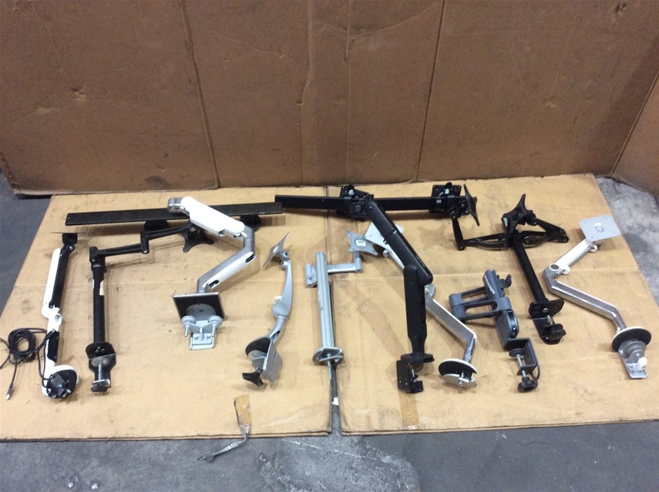 Generic Adjustable Desk Mount Monitor (Lot of 10)
