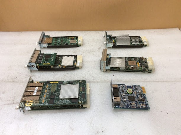APC AP9631 Mixed Brand and Model Network Interface Modules (Lot of 6)