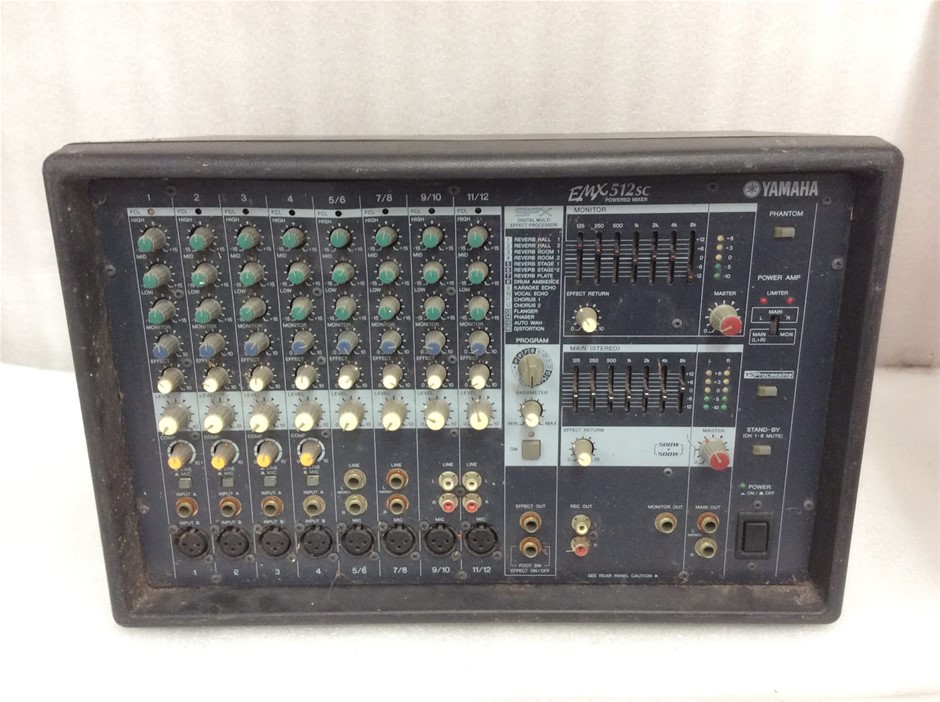 Yamaha EMX512SC Powered Mixer