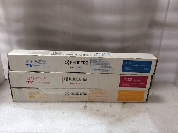 Kyocera TK-8529C&TK-8529M&TK-8529Y Toner Cartridge New (Lot of 3)