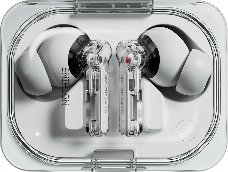 NOTHING EAR (a) Earbuds White, with ChatGPT integration, 45 db ANC, Bass En