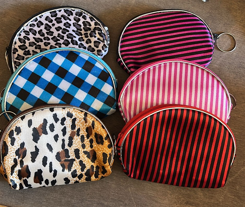 6x Travel/Makeup Bags