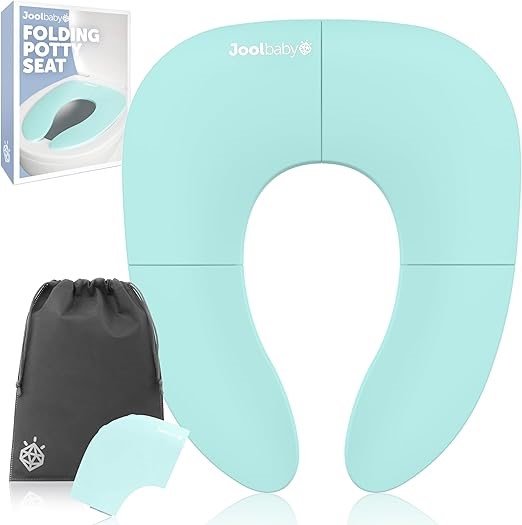 JOOL BABY Folding Travel Potty Seat for Boys and Girls, Fits Round & Oval T