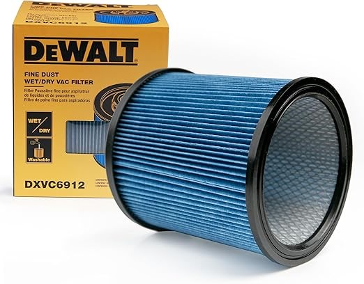 DEWALT ACC High Efficiency Cartridge Filter for Wet/Dry Vacuum Cleaner, 22-