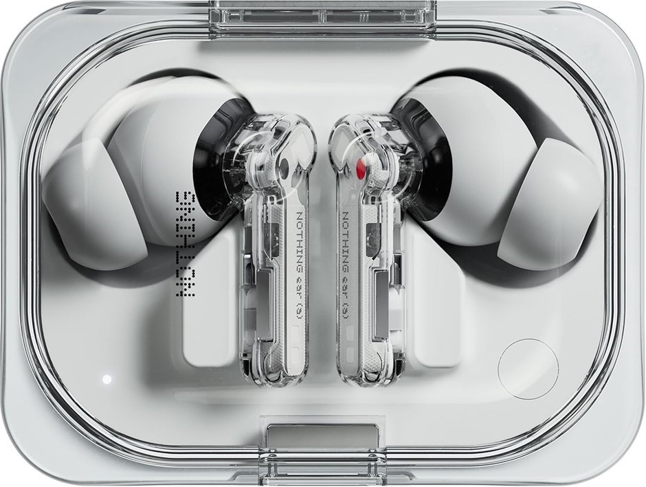 NOTHING EAR (a) Earbuds White, with ChatGPT integration, 45 db ANC, Bass En