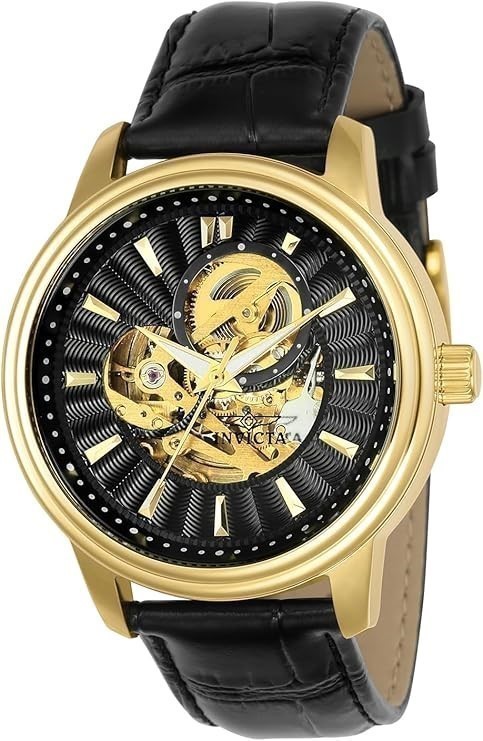 INVICTA Men's 22578 Vintage Analog Display Automatic Self Wind Black Watch,