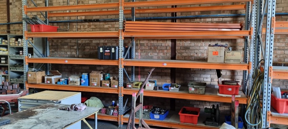 Dexion shelving pallet rack double bay