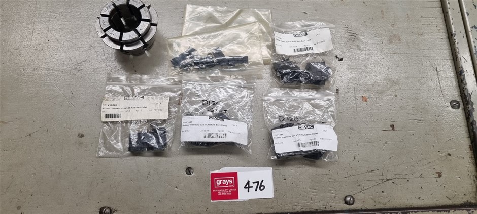 Crawford V120 Collet Rubber inserts