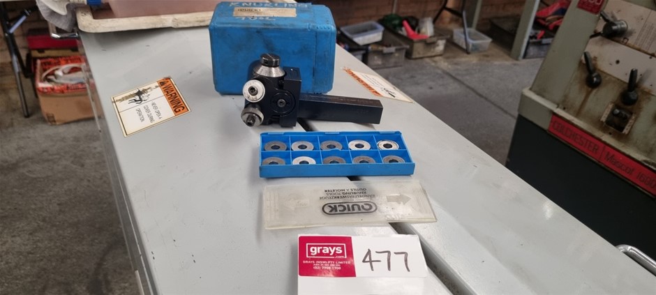 Cut Knurler 20mm shank and accessories