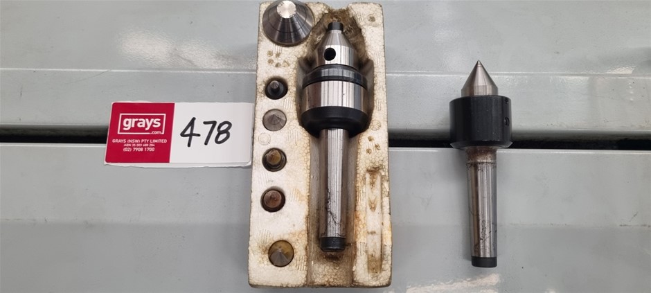 Small Live centres with adjustable heads