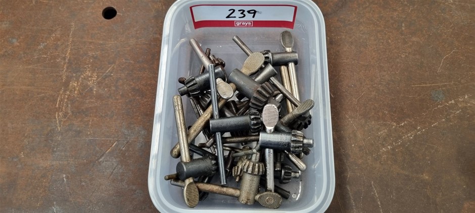 Jacobs chuck keys - various