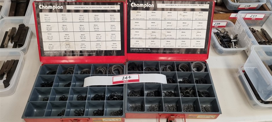 Champion Master kits - circlip internal and external