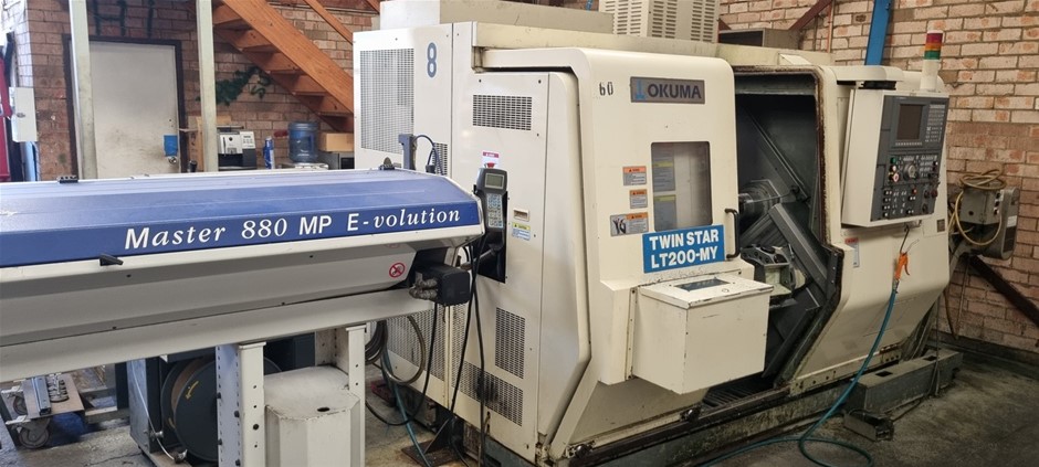 CNC Okuma Twin Star Lathe LT200MYW