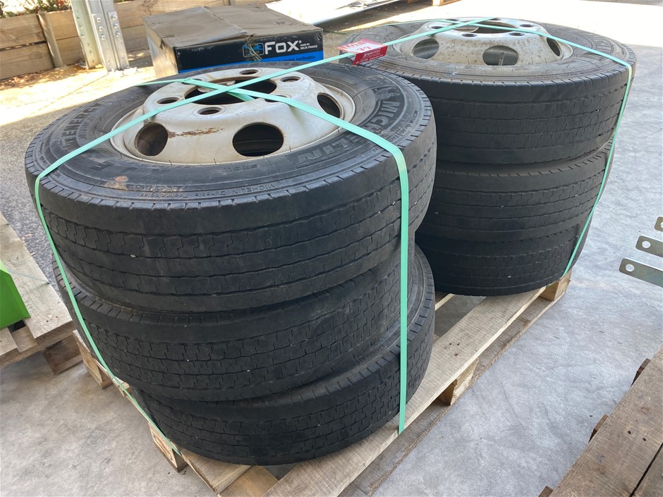 6 x Assorted Light Truck Wheels