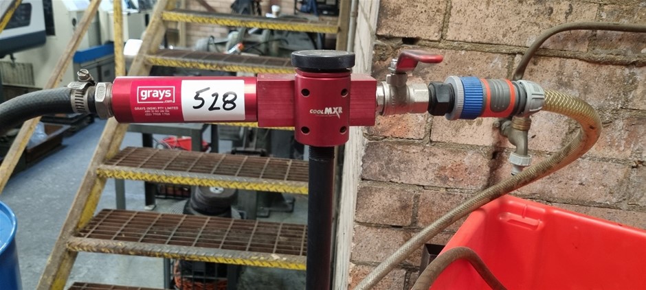 Soluble coolant mixers and accessories