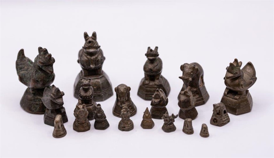 Approx. 19 x Assorted Burma Standard Weights of The Burmese King