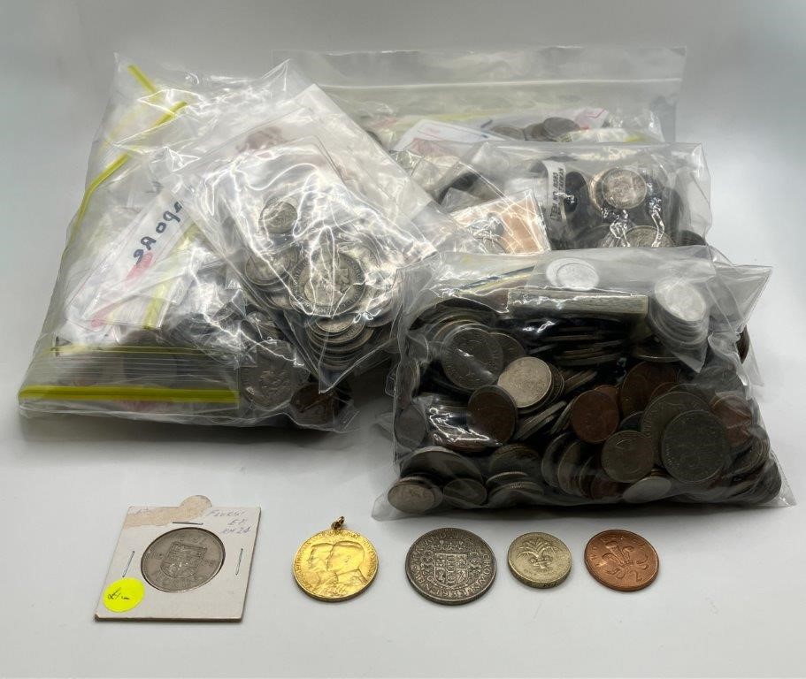 Very Large Collection of World Coins Pre/Post 1900s