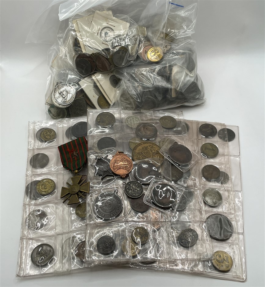 Approx. 300 x Asstd AU & World Commemorative Medals & Tokens