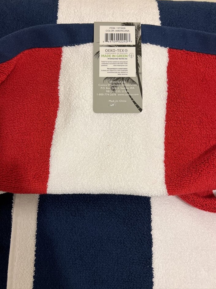 LOFT BY LOFTEX Resort Beach Towel, Americana.