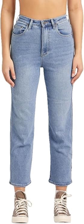 RIDERS BY LEE Hi Straight Womens Jeans, Size 8, Colour: Union Blue.