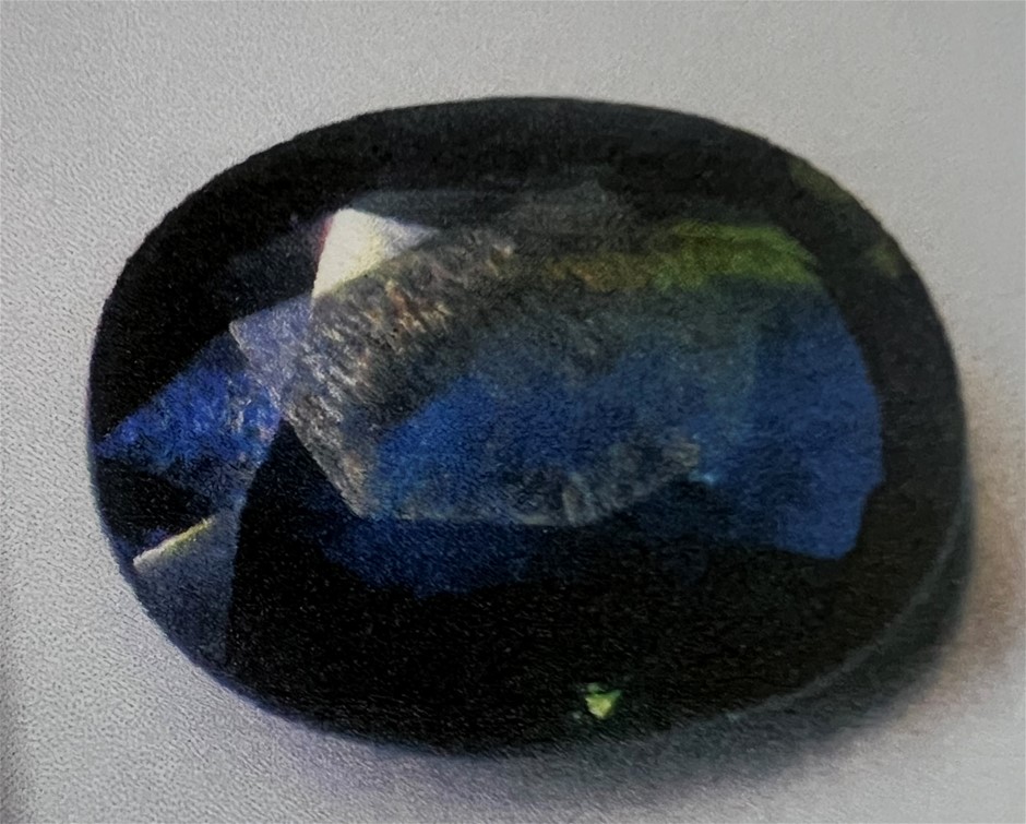 1.76 carat Blue sapphire with retail val $1013