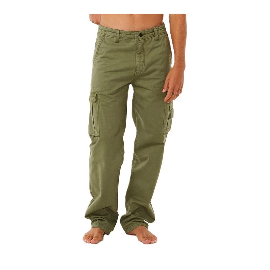 RIP CURL Men's Classic Surf Trail Cargo Pants, Size 34, Light Green (4820).