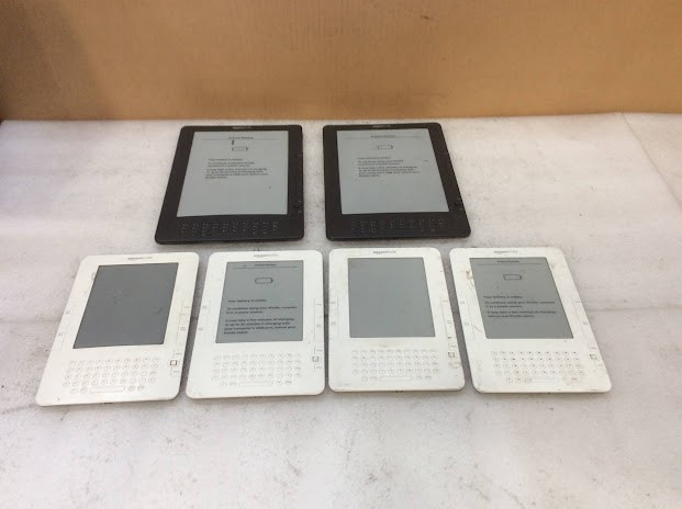 Amazon Kindle D00801&D00701 e-readers (Lot of 6)