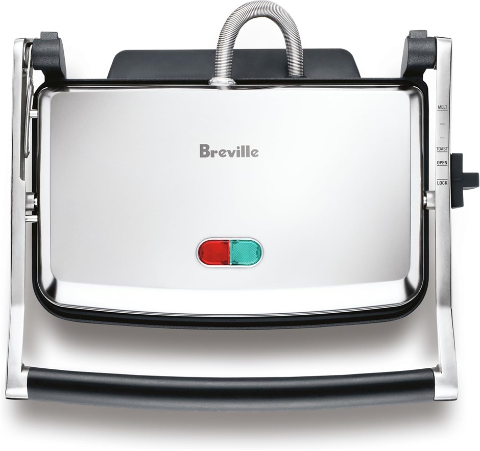 BREVILLE The Toast and Melt Sandwich Press, Brushed Stainless Steel, BSG220