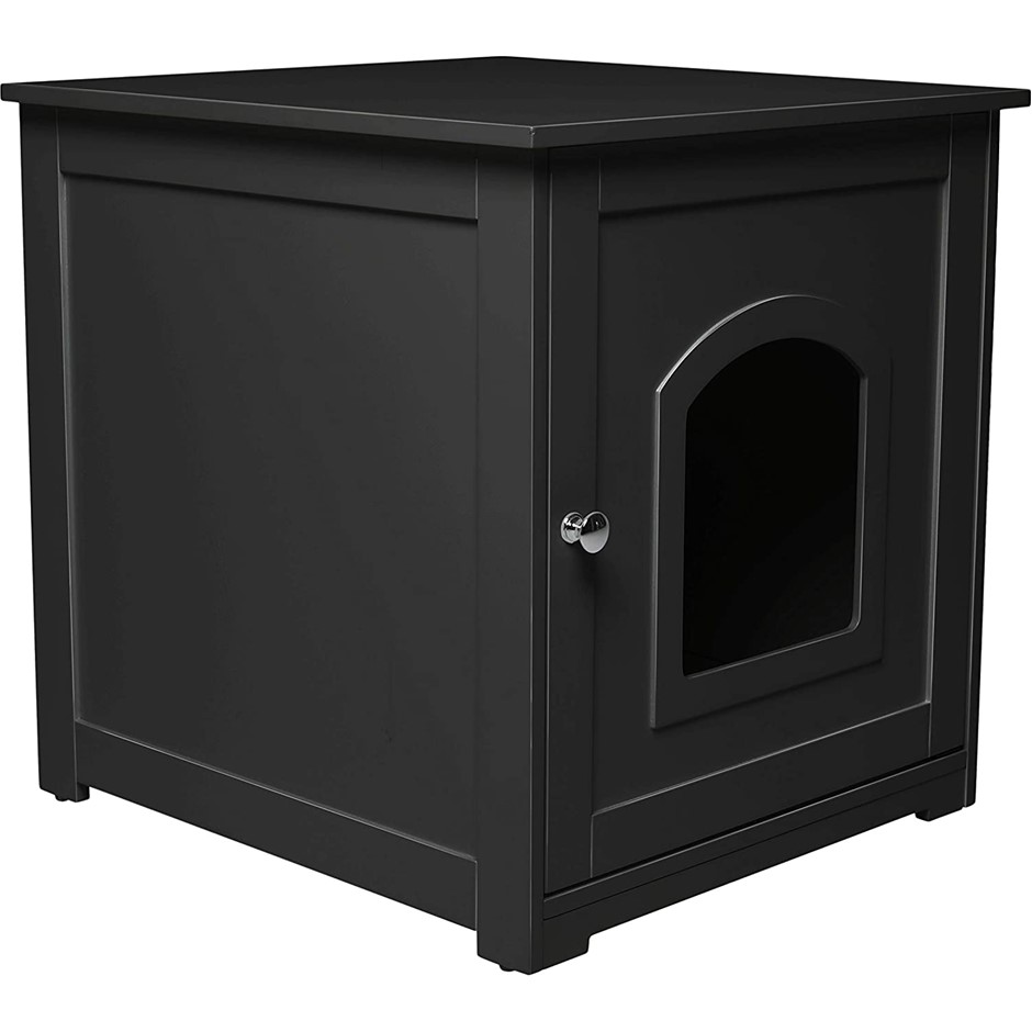 ZOOVILLA Kitty Litter Loo Hidden Litter Box Furniture, 51 x 48.5 x 51cm, Bl