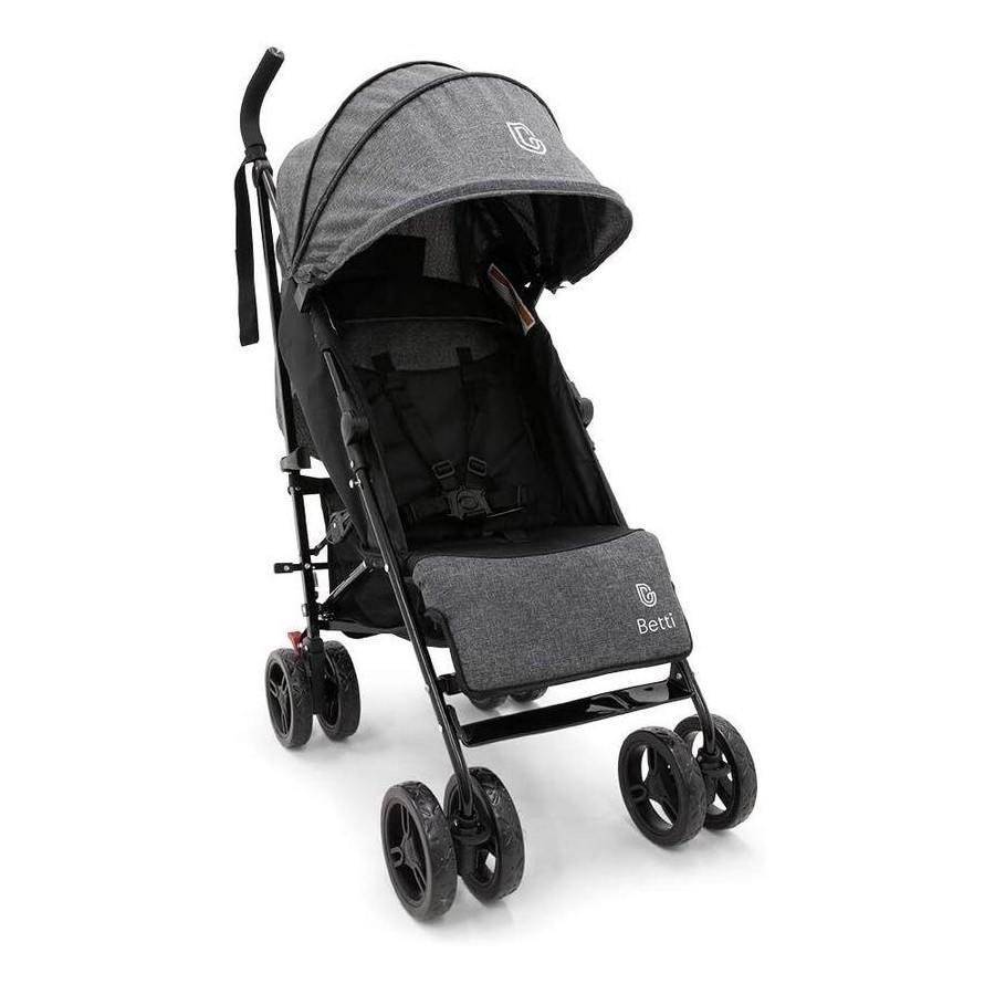 BETTI Lightweight Folding Travel Stroller Gran, Charcoal Grey (S-161). NB: