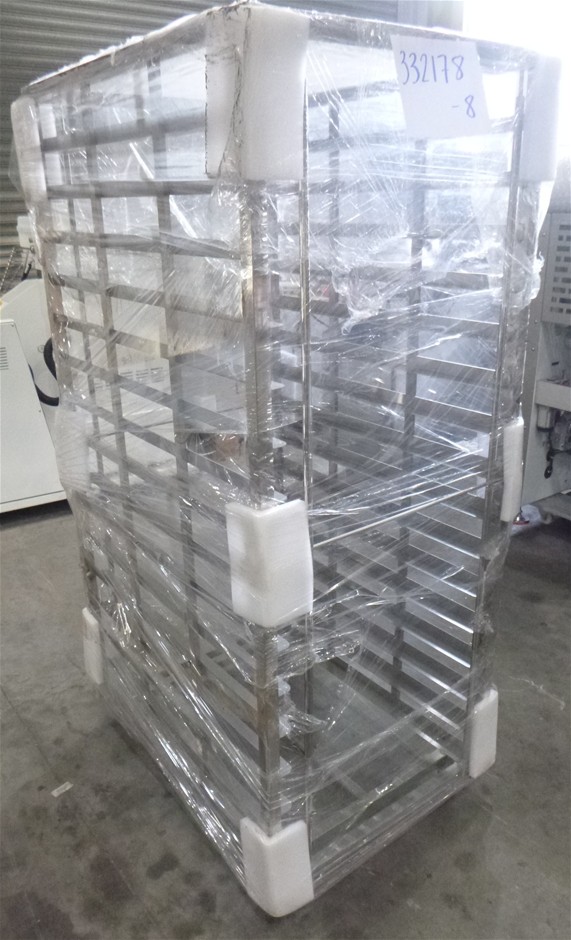 Mobile Stainless Steel Baking Trolley