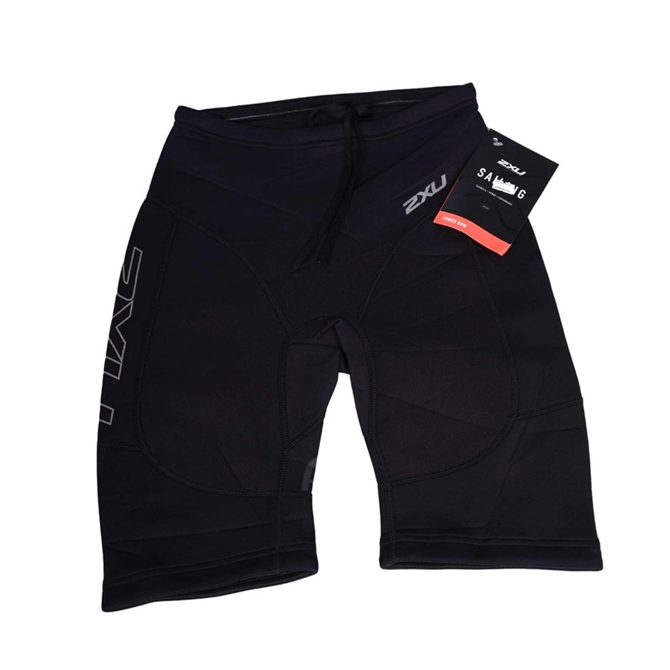 2XU Men's High Performance Power Shorts, Size M, Black/ Reflective. Buyers